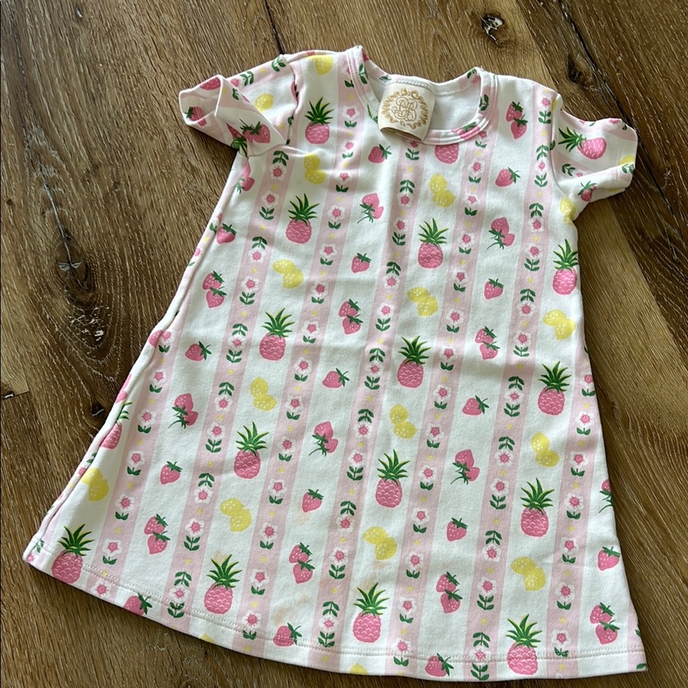 Fruit Patterned Kids Dress